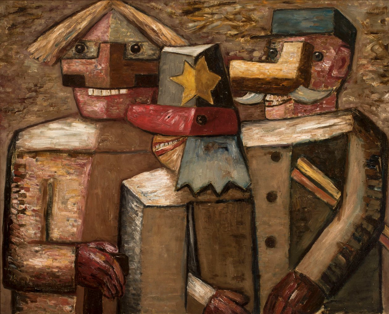 Les cheminots - Tadeusz Makowski