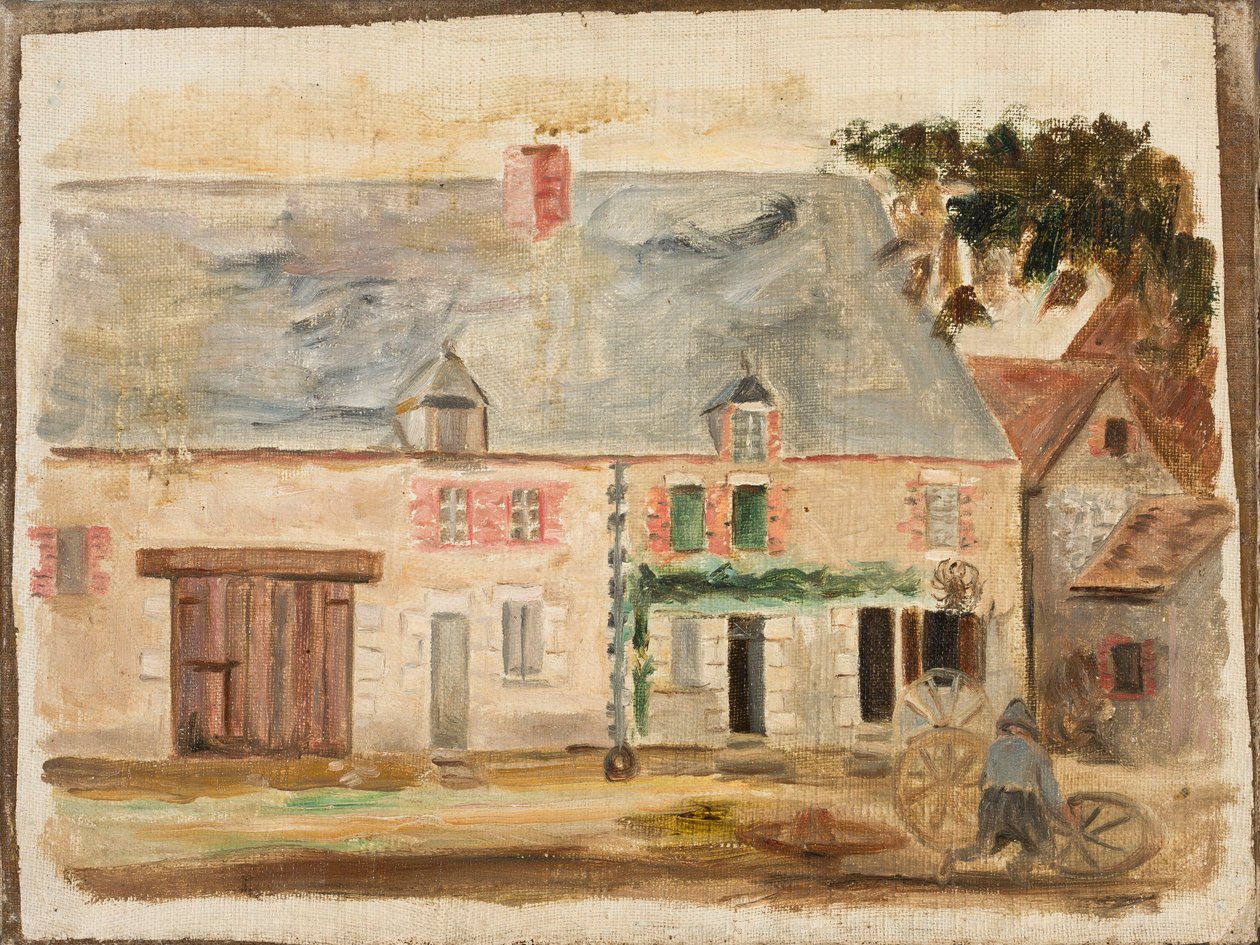 Charron devant la maison - Tadeusz Makowski
