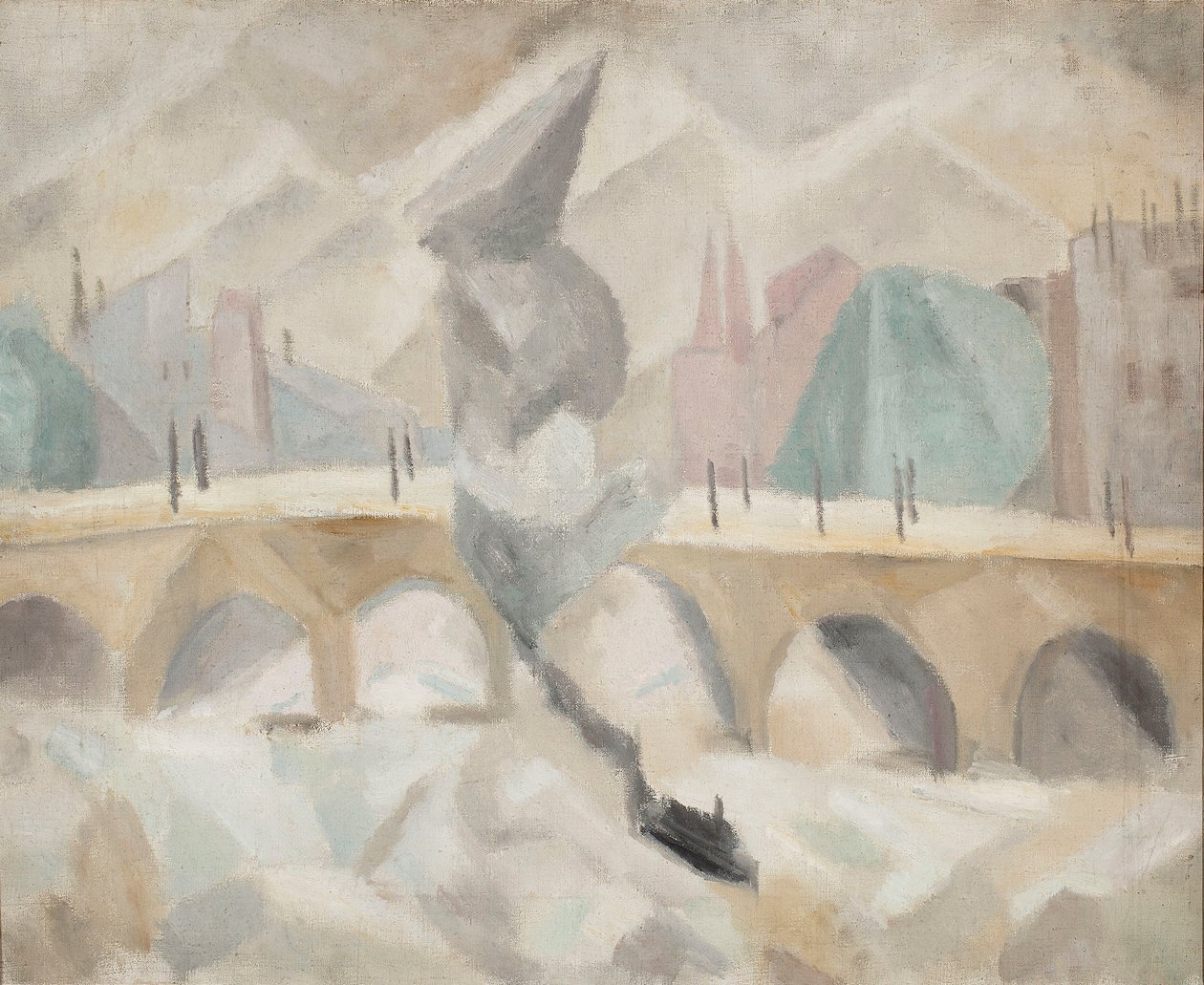 Pont sur la Seine - Tadeusz Makowski