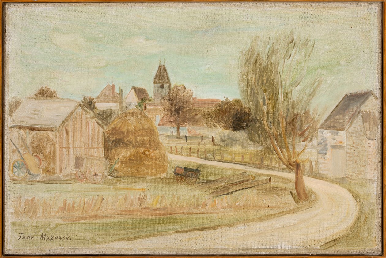 À la lisière du village - Tadeusz Makowski