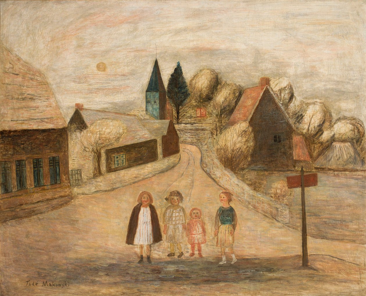 Paysage normand (Breuilpont) - Tadeusz Makowski