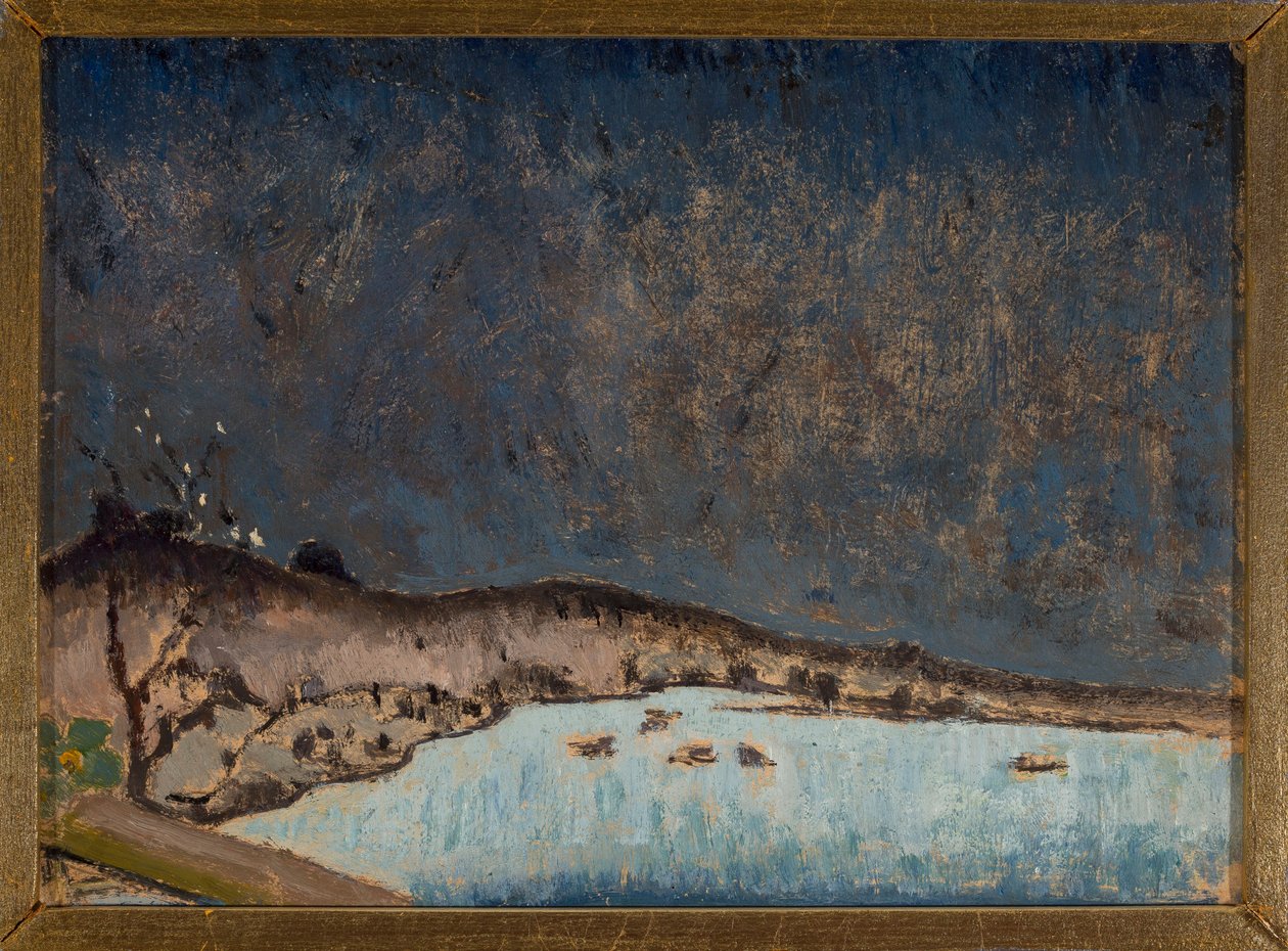 Paysage avec nuages - Tadeusz Makowski