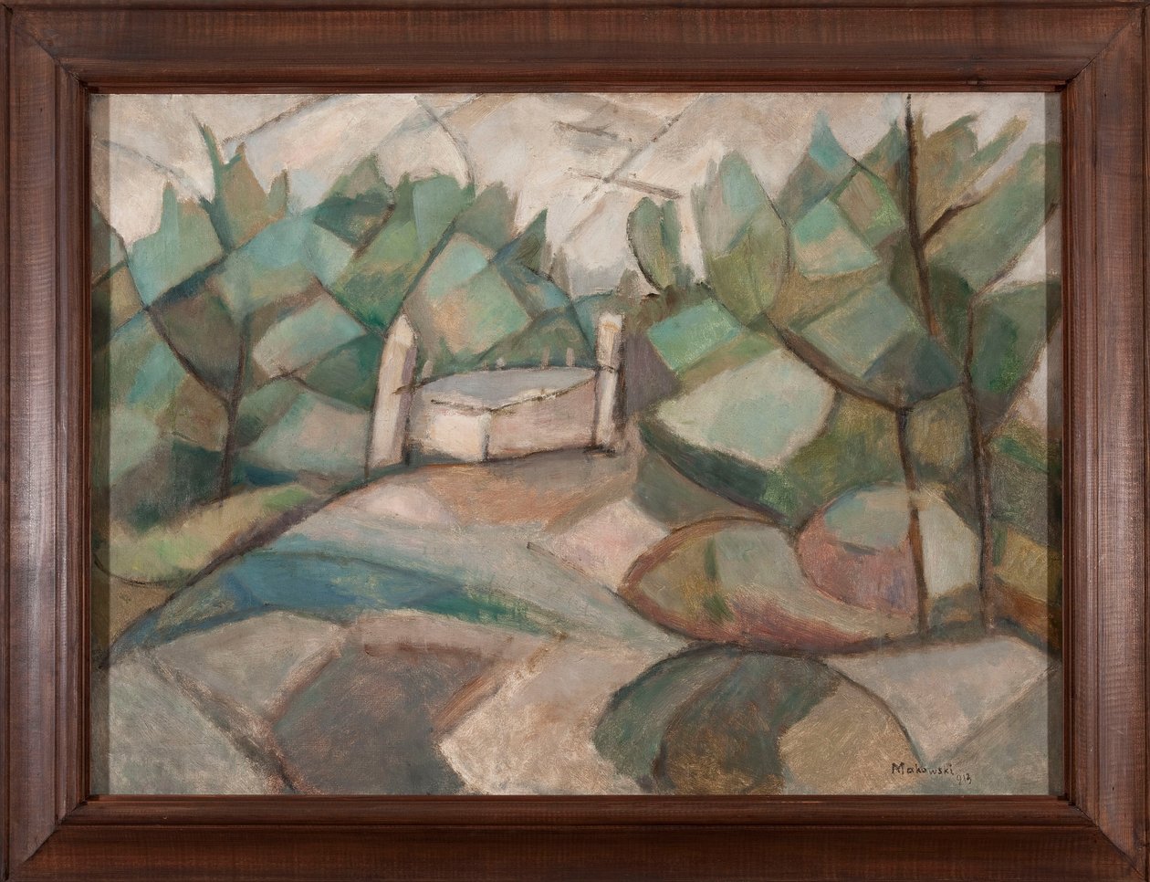Paysage vert - Tadeusz Makowski