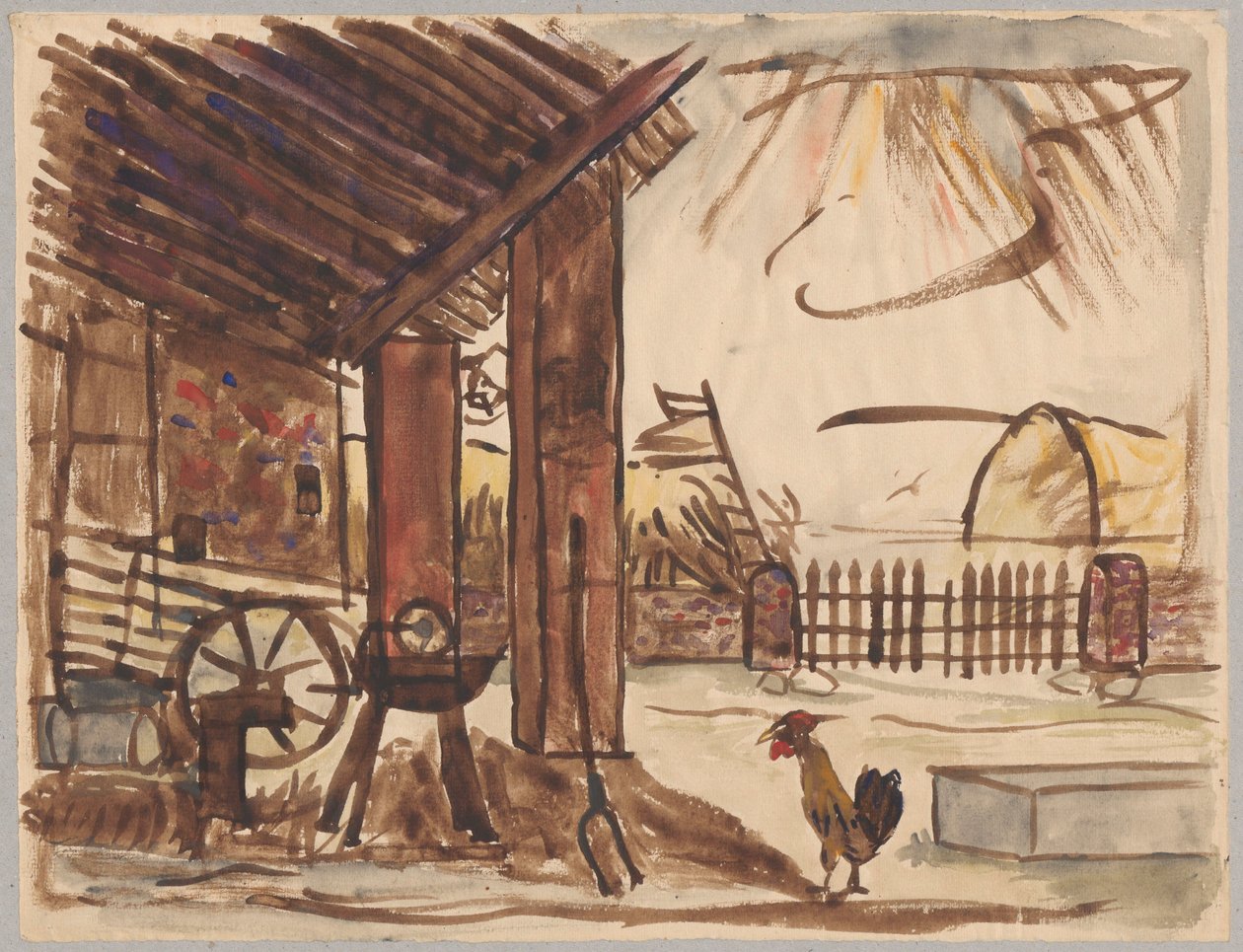 Cour - Tadeusz Makowski