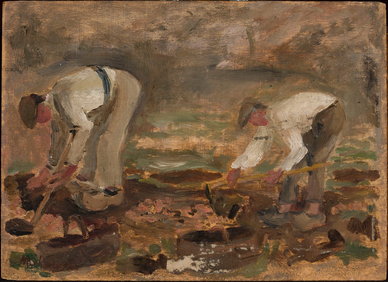 Travail dans les champs - Tadeusz Makowski