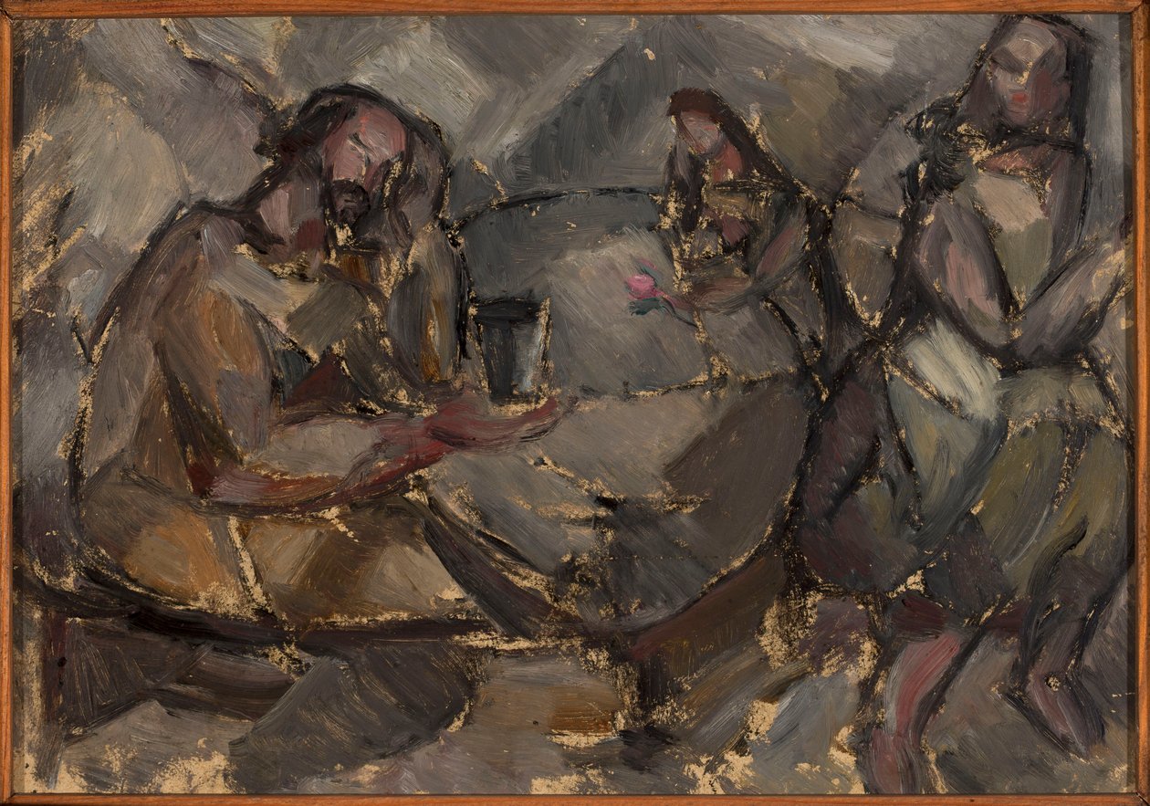 Dans une taverne à vin - Tadeusz Makowski