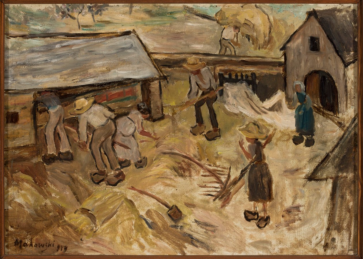 La moisson - Tadeusz Makowski