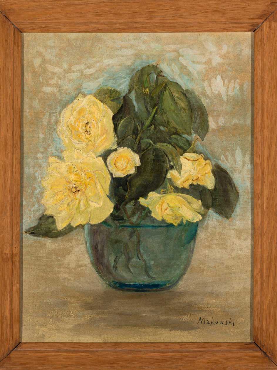 Roses jaunes - Tadeusz Makowski