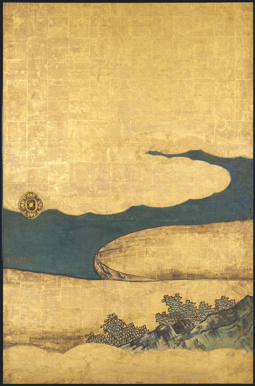 Une partie de Go, des Quatre Accomplissements, début du XVIIe siècle - Takanobu Kano