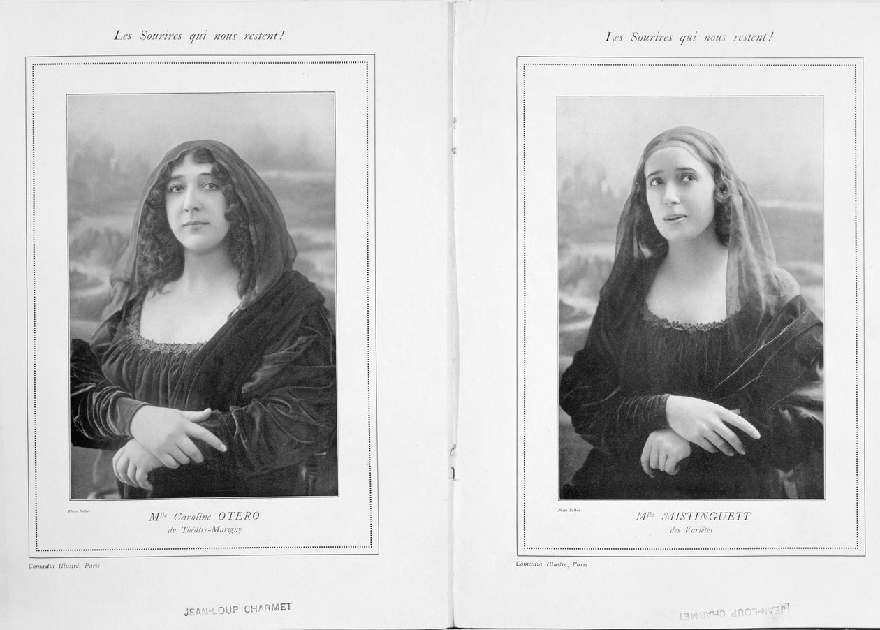La Belle Otero et Mistinguett en Mona Lisa, d