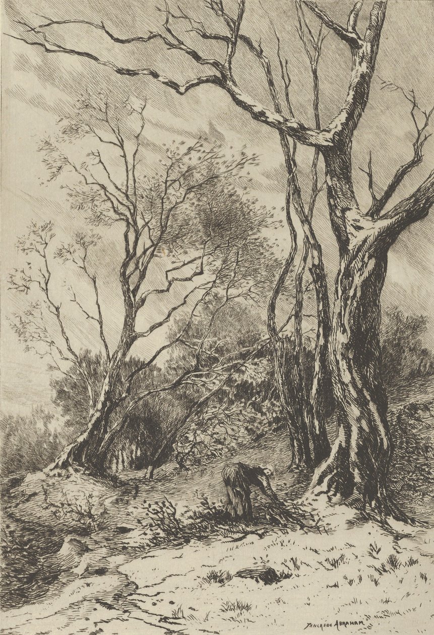 En hiver, 19ème siècle - Tancrède Abraham