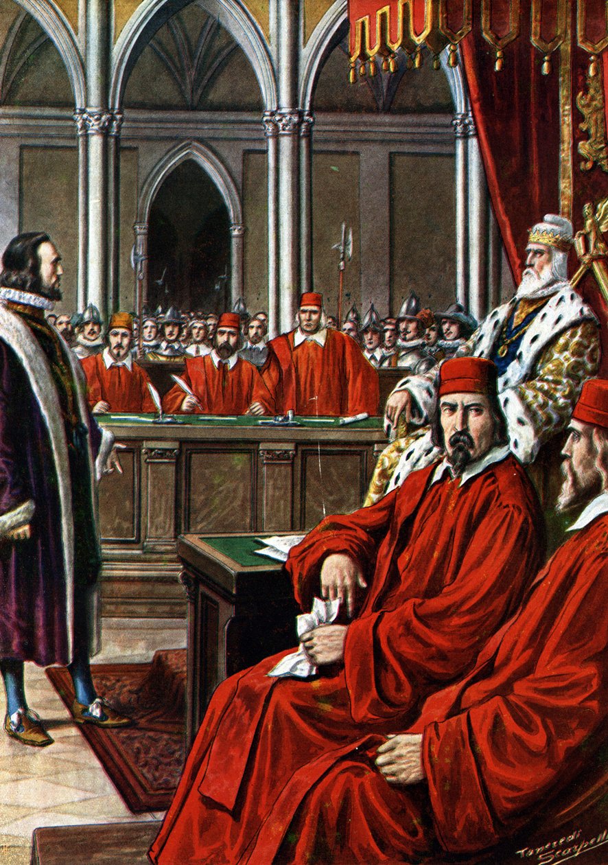 Guerre de Crète : le procès de Francesco Morosini après le siège de Candie, accusé de lâcheté et de trahison à son retour à Venise - Tancredi Scarpelli
