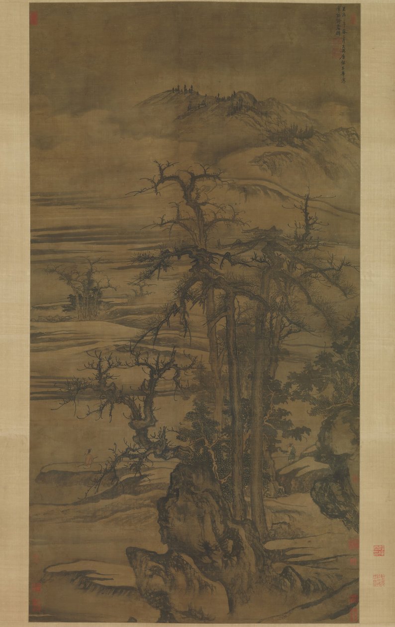 Paysage après un poème de Wang Wei, daté de 1323 - Tang Di