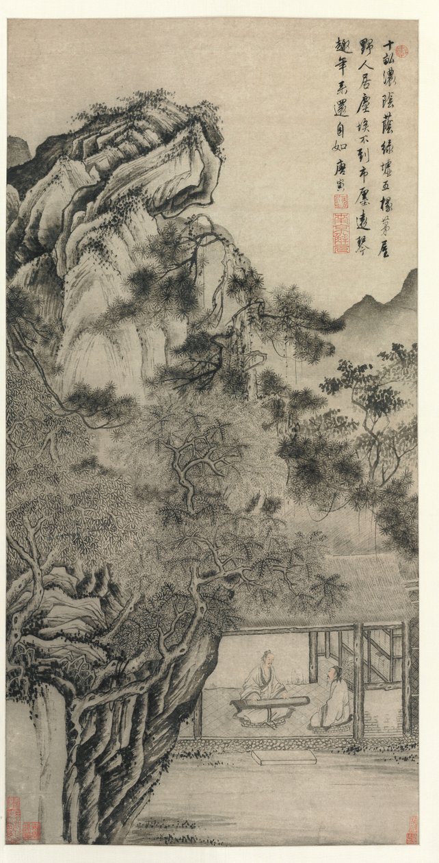 Jouer de la cithare - Yin Tang