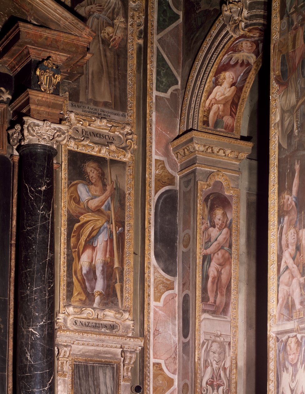 Fresques dans la Chapelle de l