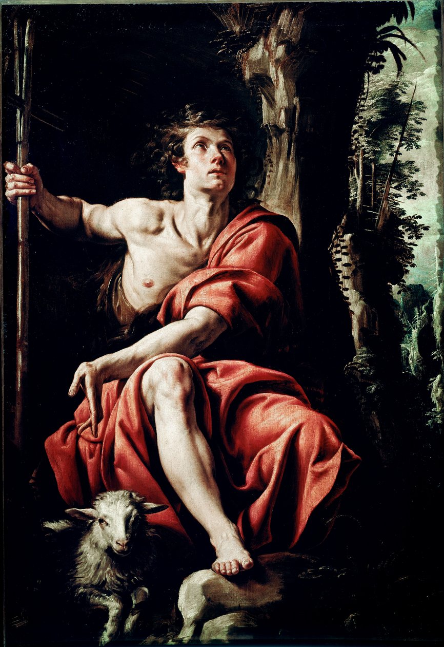 Saint Jean dans le désert Peinture de Tanzio da Varallo (Antonio d