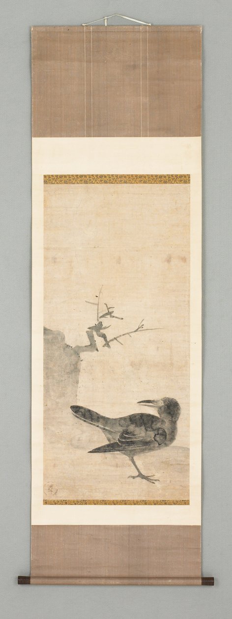 Corbeau (encre sur papier) - Tawaraya Sotatsu