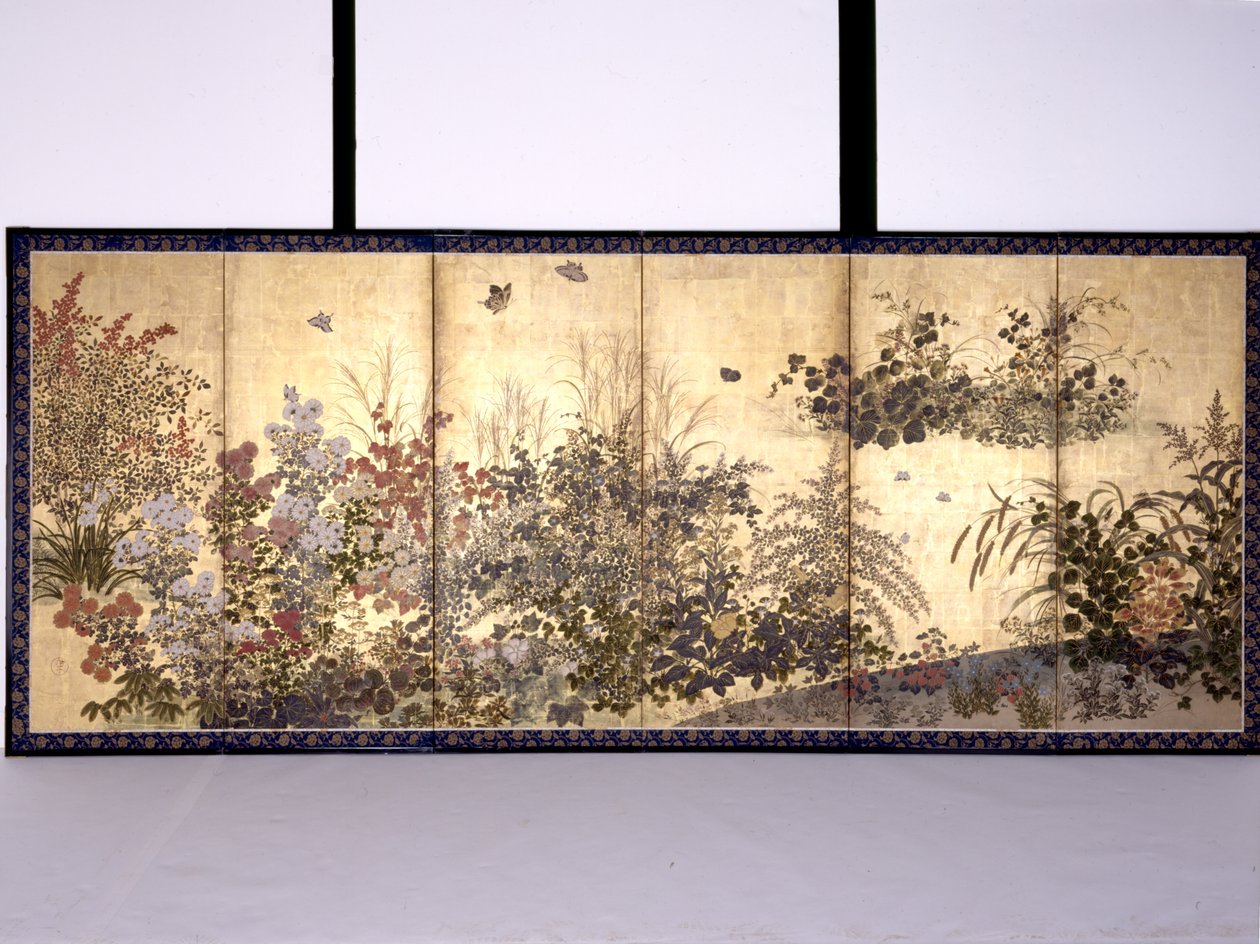 Fleurs et papillons - Tawaraya Sotatsu