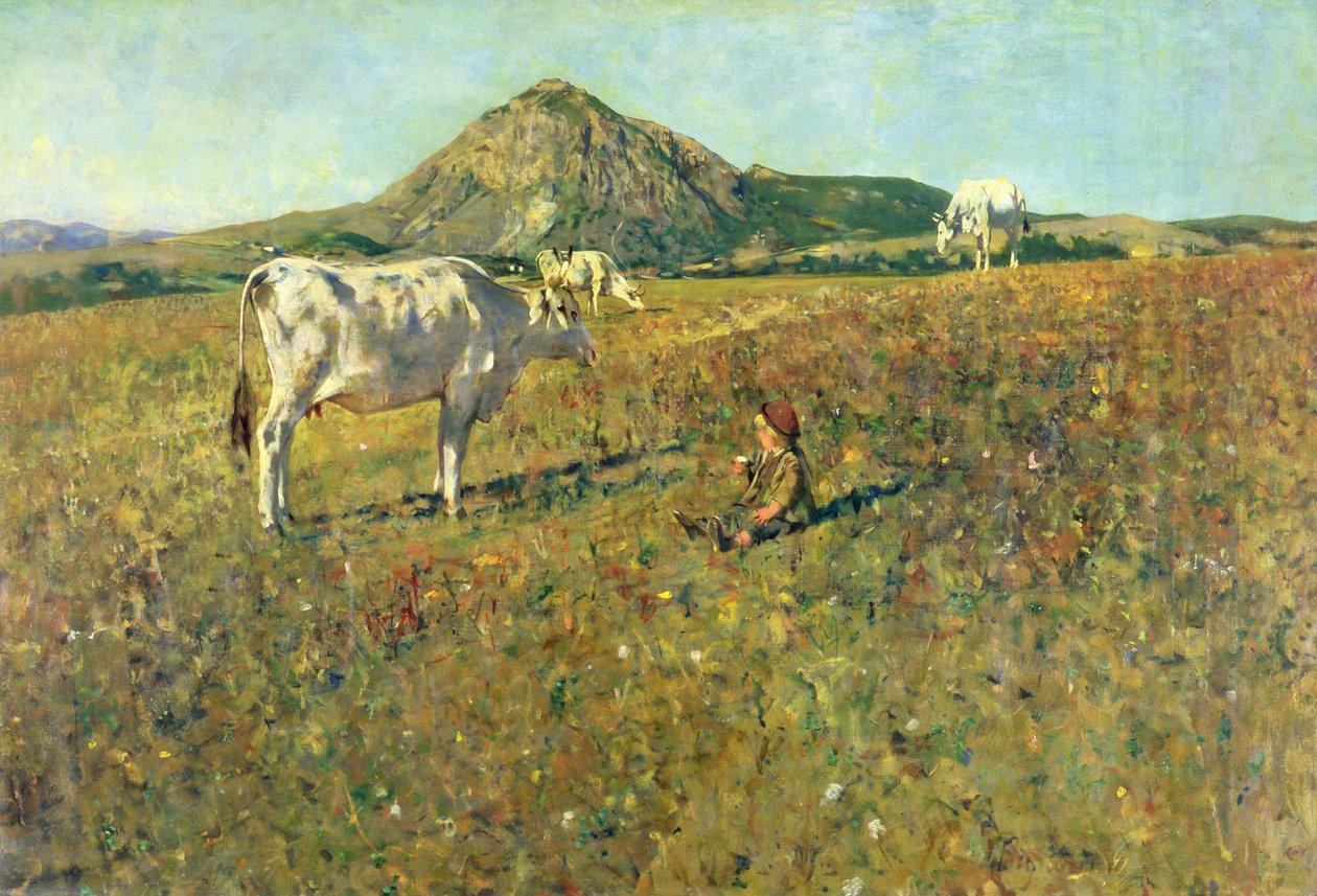 Pâturage à Pietramala - Telemaco Signorini
