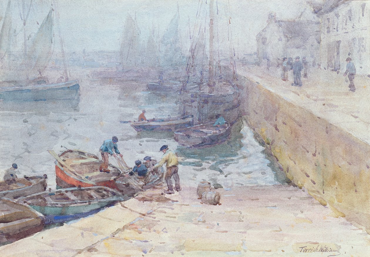 Un matin gris, Audierne, Bretagne - Terrick Williams