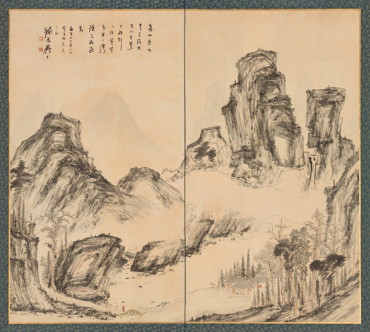 Paysage - Tessai Tomioka