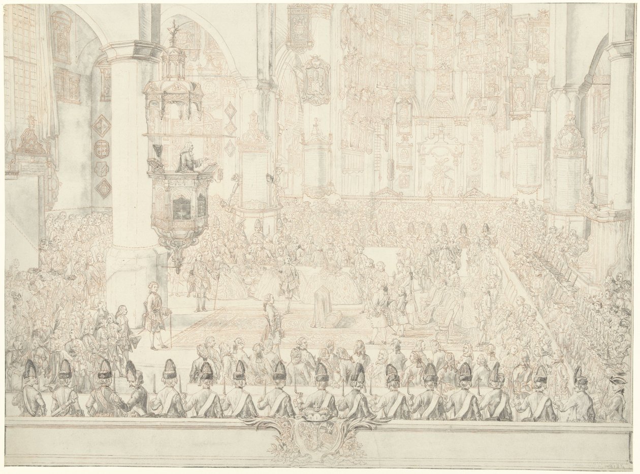 Mariage de Charles Christian de Nassau-Weilburg avec la princesse Caroline, 1760 - Tethart Philip Christian Haag