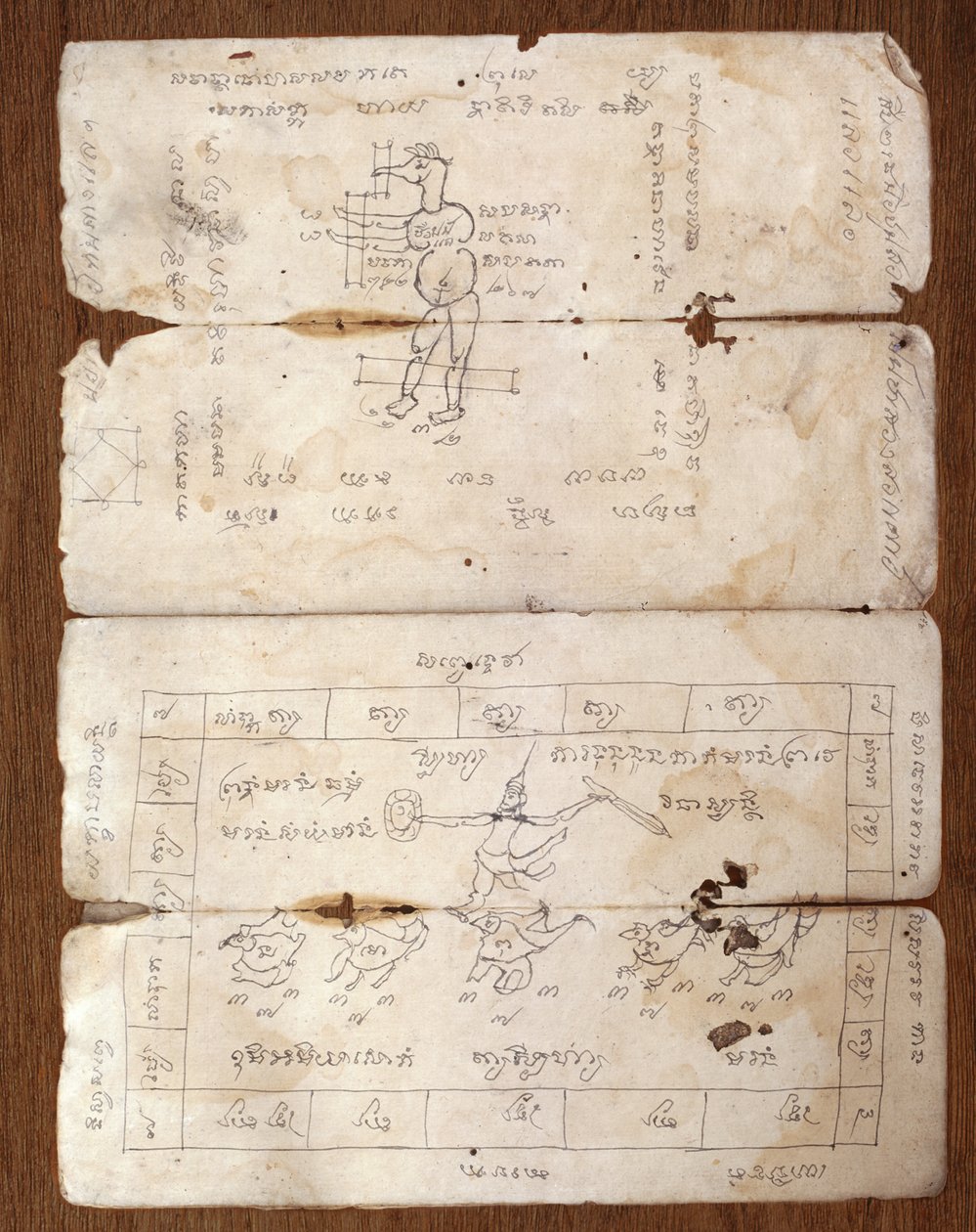 Manuscrit sur la médecine traditionnelle - Thai