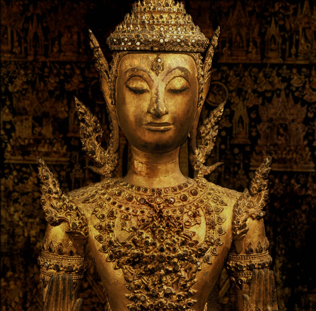 Bouddha debout en Abhaya mudra, style Rattanakosin, milieu du 19ème siècle (bronze) - Thai School