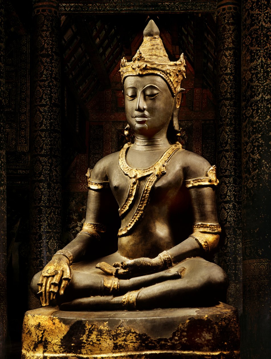 Bouddha Lanna orné de régalia - Thai School