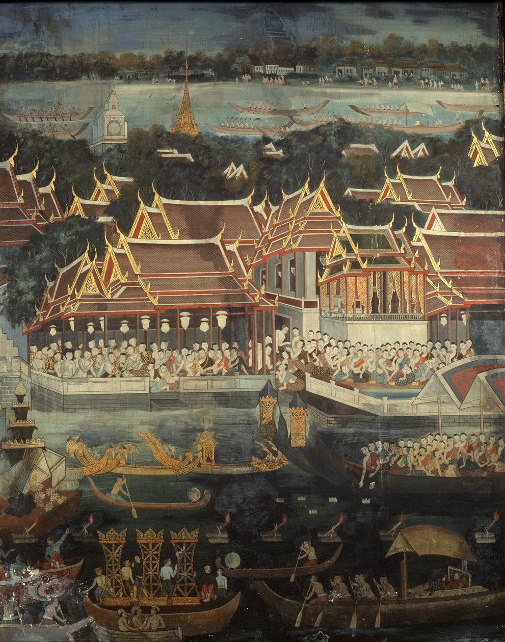 Le festival Loy Krathong, 1864 - Thai School