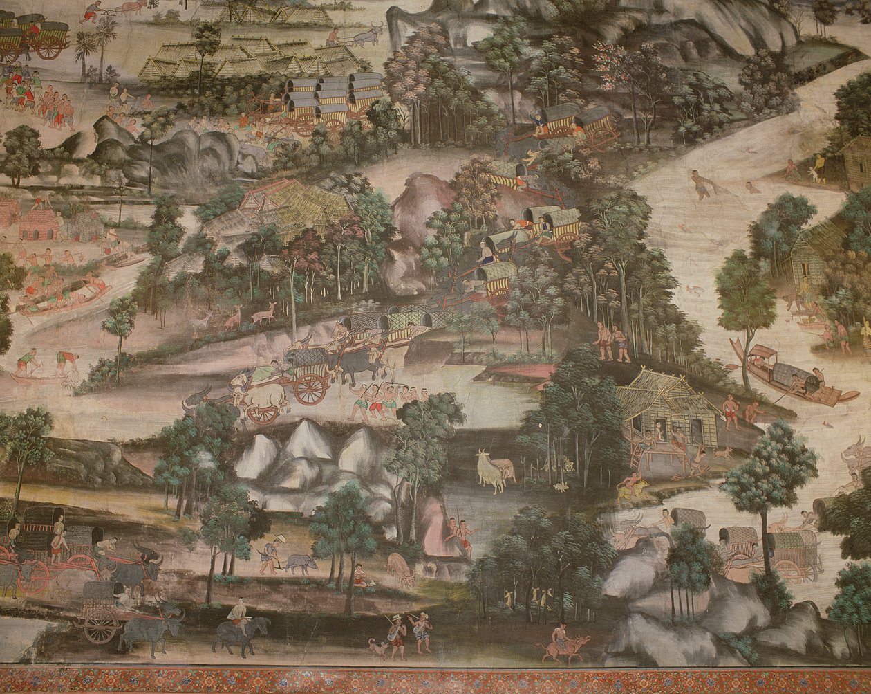 Wirharn Sasada, Vie à la campagne, Wat Bowonniwet Vihara - Thai School