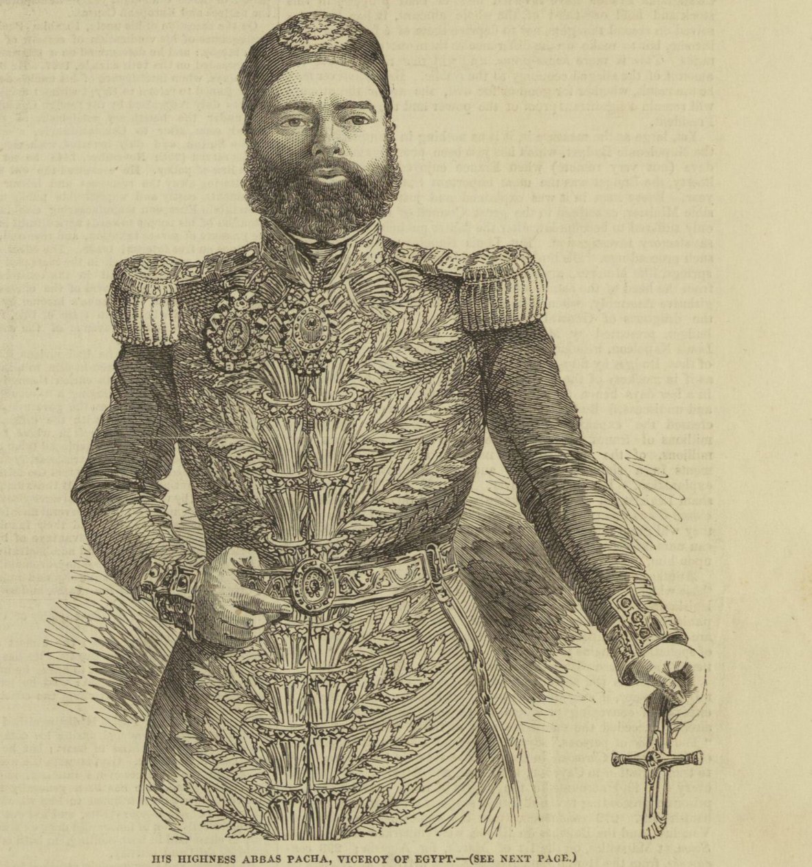 Son Altesse Abbas Pacha, vice-roi d