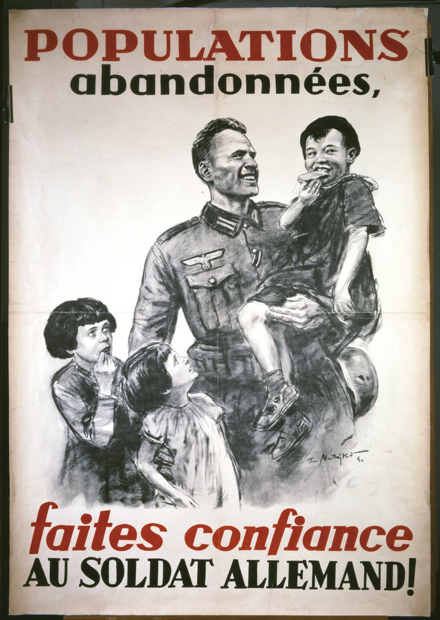 Affiche française, du début de l
