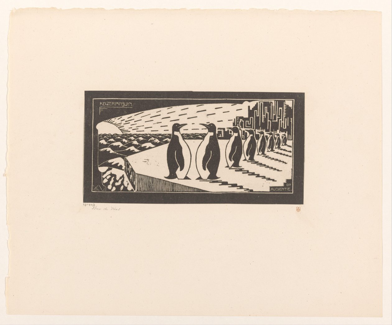 Manchot empereur en audience - Theo de Vries