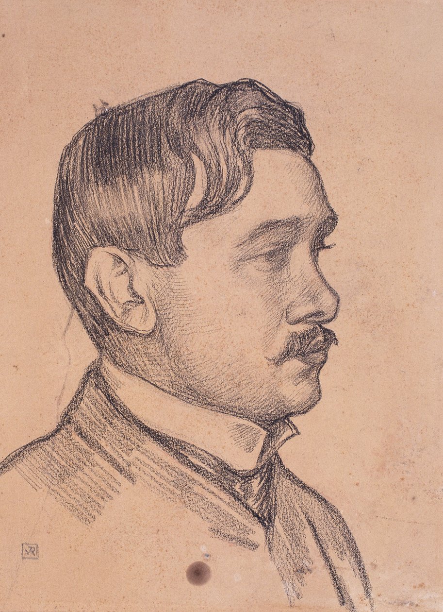 Portrait de Maurice Maeterlinck - Théo van Rysselberghe