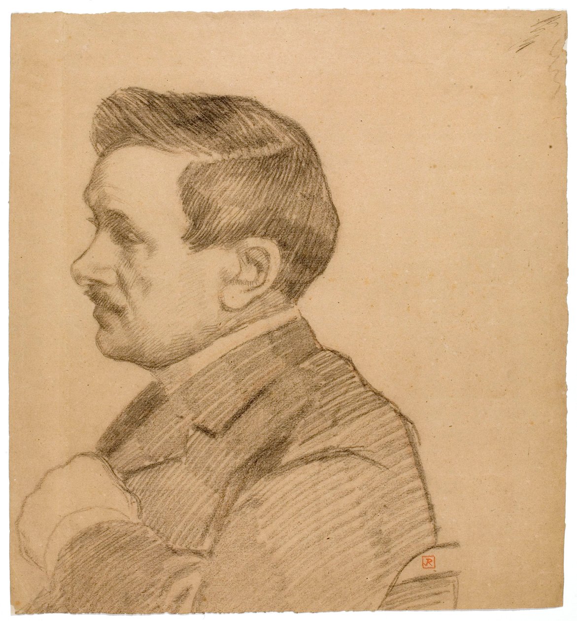 Portrait de Maurice Maeterlinck - Théo van Rysselberghe