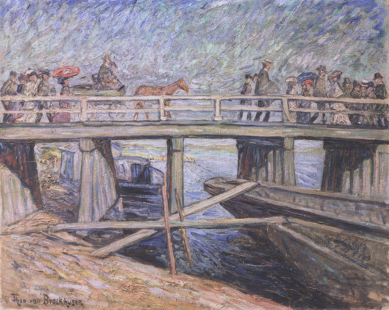 Pont en bois à Baumgartenbrück - Theo von Brockhusen