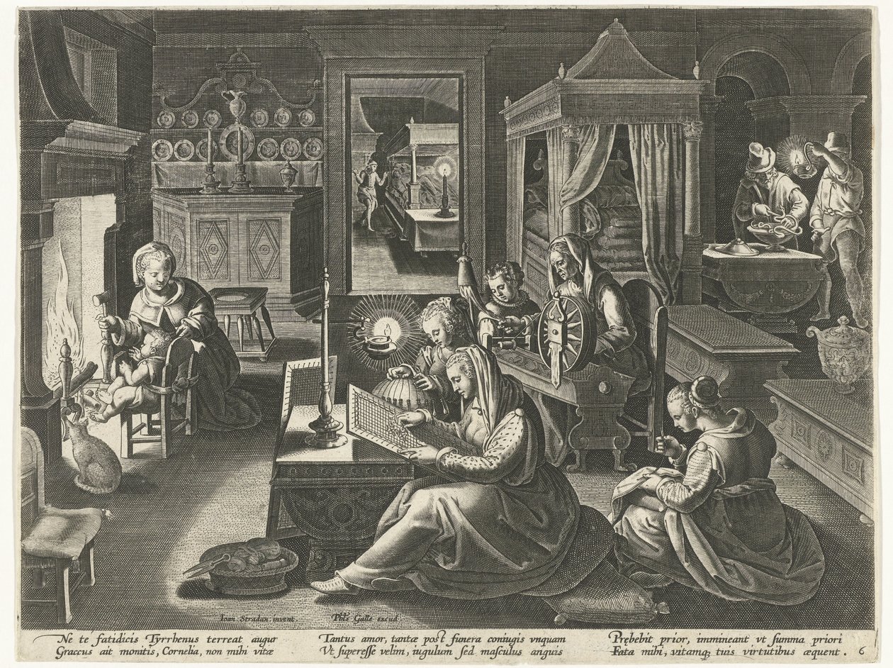 Cornélie, la vertueuse mère des Gracques - Theodoor Galle
