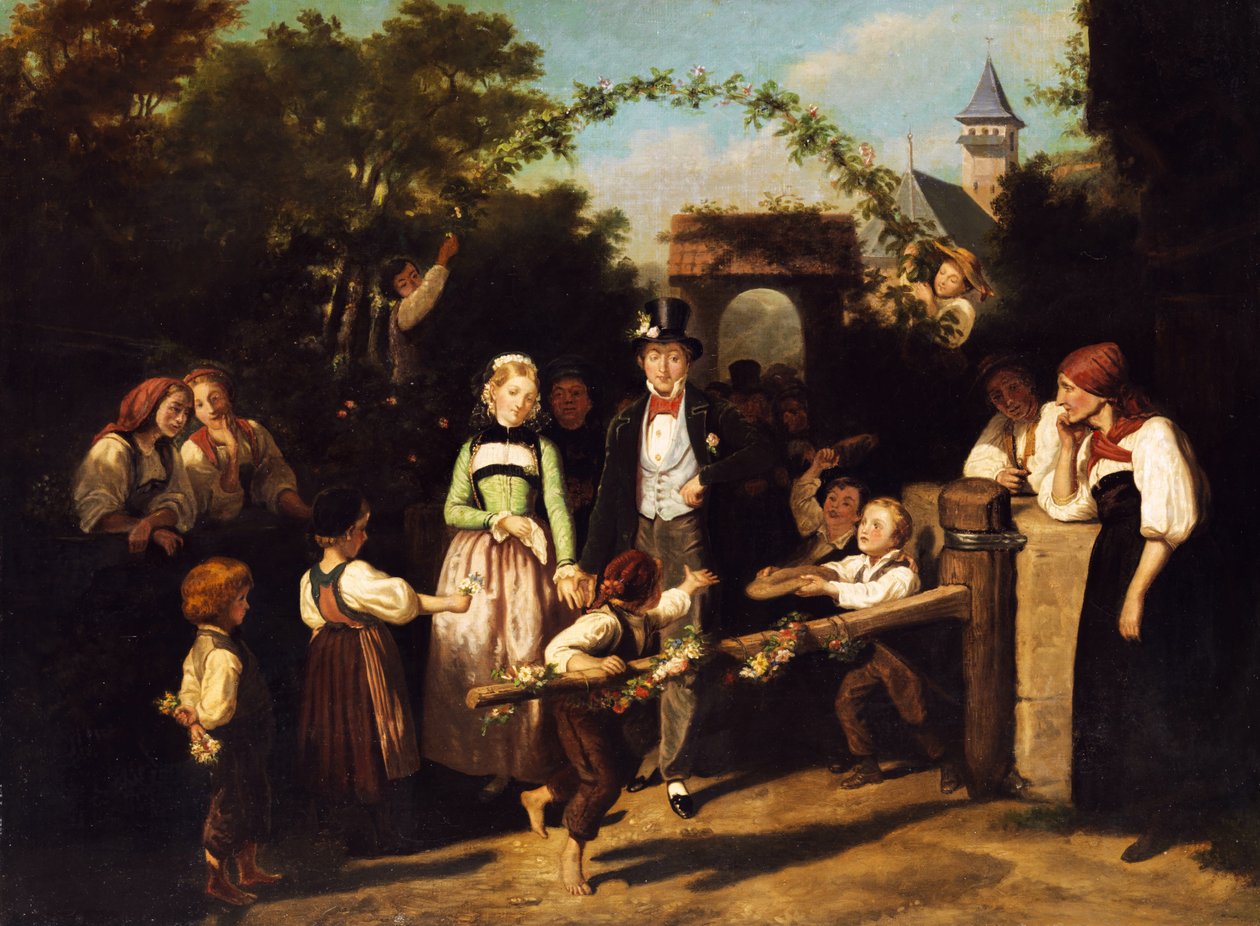 Réception du couple de mariés - Theodor Schüz