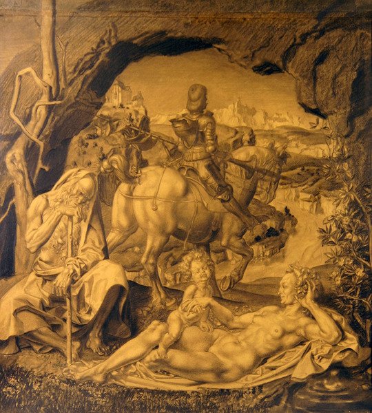 Les trois âges de la vie - panneau central - Theodor Baierl