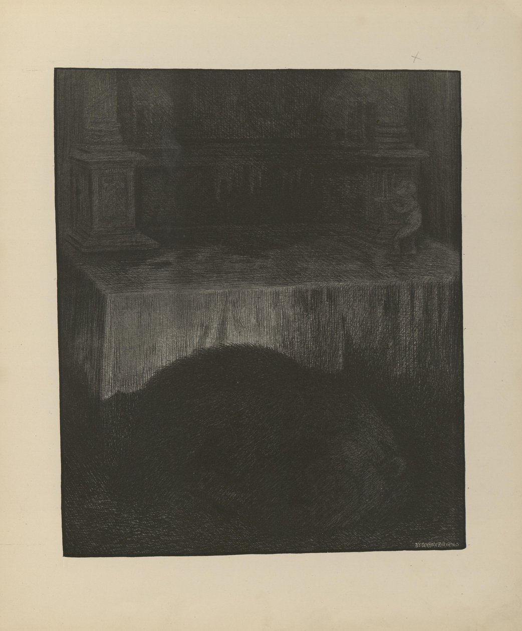 Illustration du livre Svartedauen par Kittelsen, Th. et publié par L.E. Tvedte (no, 1901) - Theodor Kittelsen
