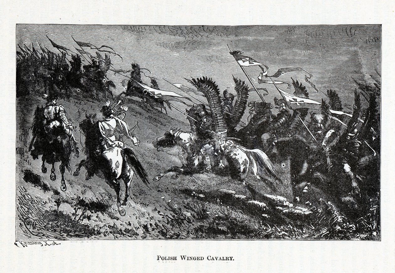 Cavalerie ailée polonaise, 1882 - Theodor Knesing