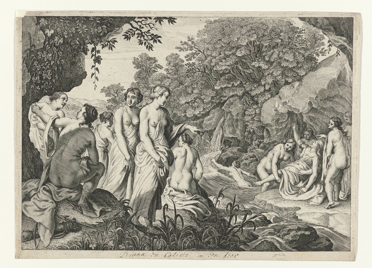 Diane découvre la grossesse de Callisto (Métamorphoses d
