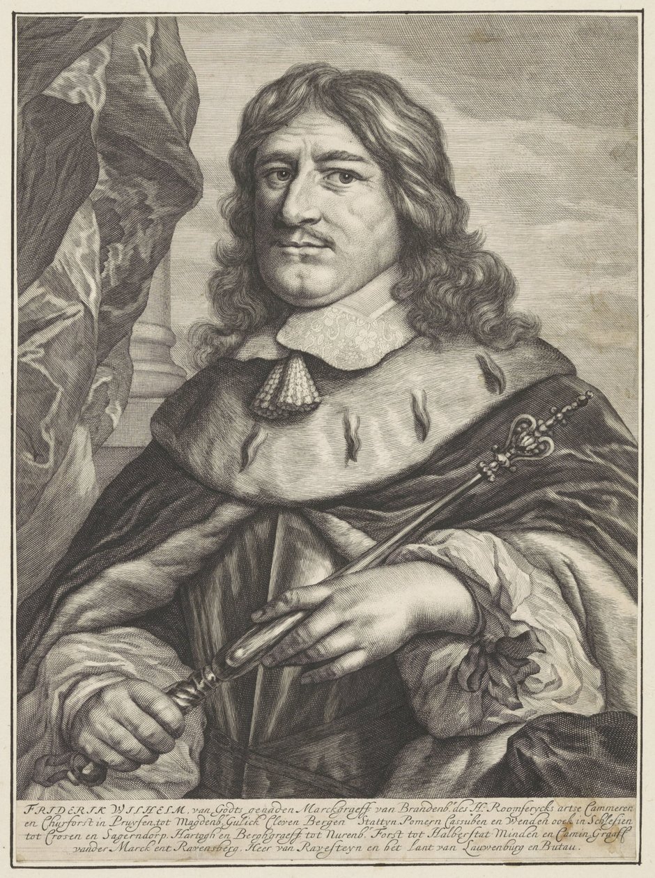 Portrait de Frédéric-Guillaume de Brandebourg - Theodor Matham