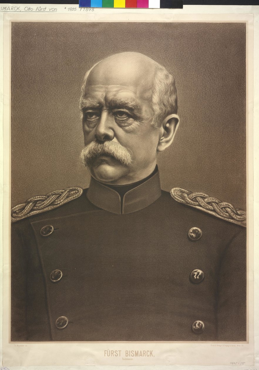 Chancelier du Reich, comte Bismarck - Theodor Mayerhofer