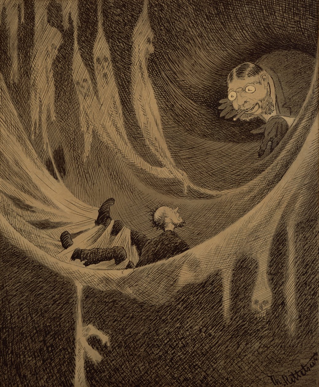 Sur le web - Theodor Severin Kittelsen