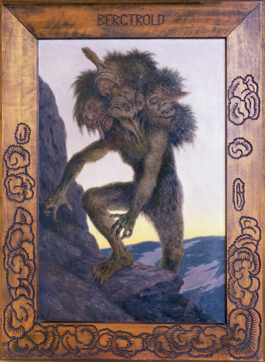Troll de montagne - Theodor Kittelsen
