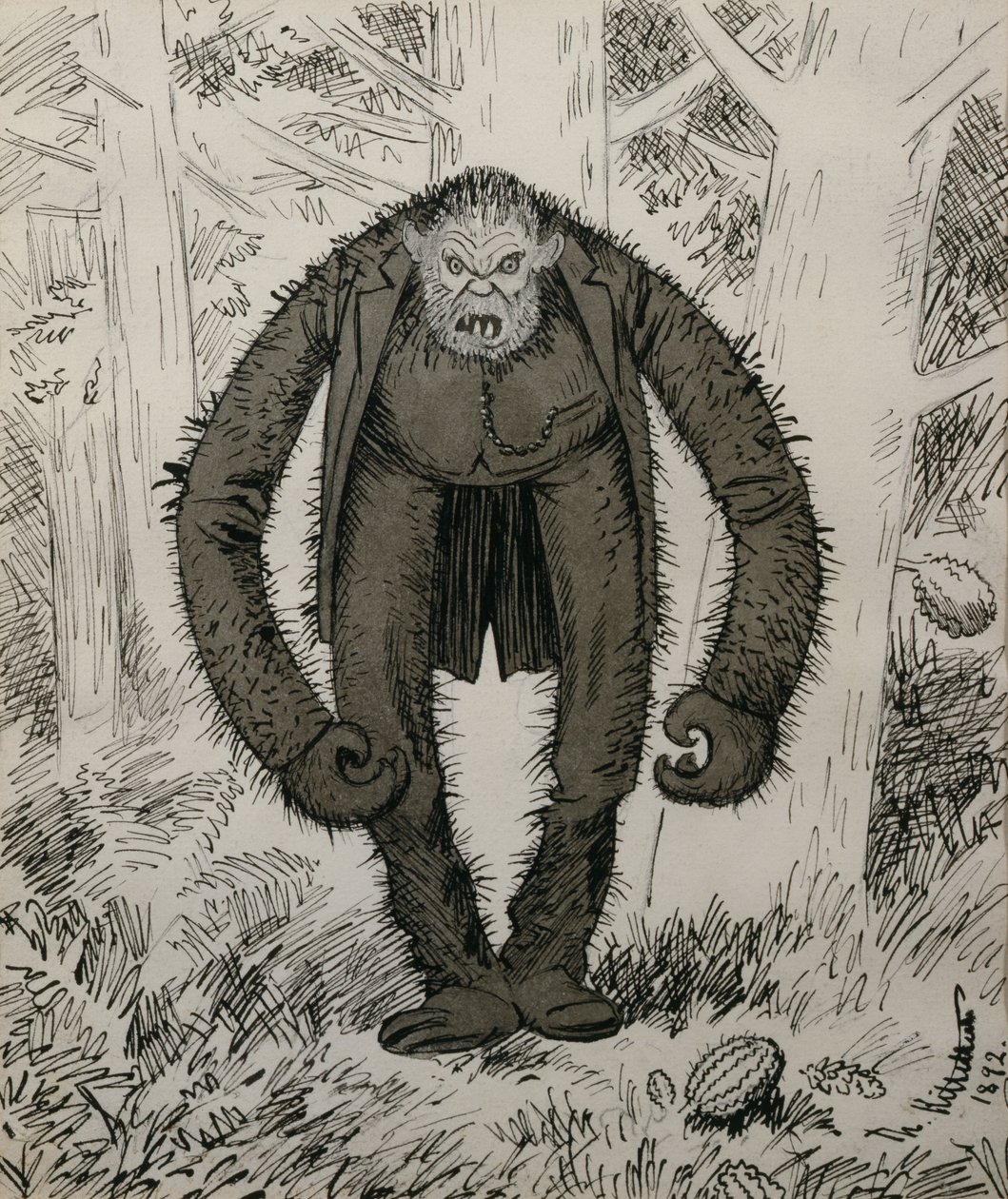 La nature dormait, quand il a été créé - Theodor Kittelsen