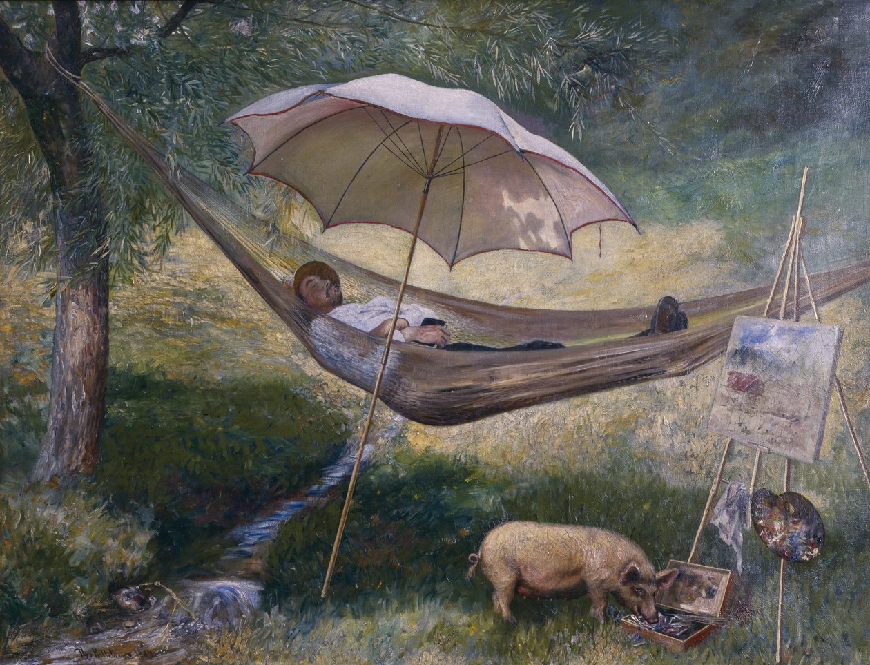 Autoportrait - Theodor Kittelsen