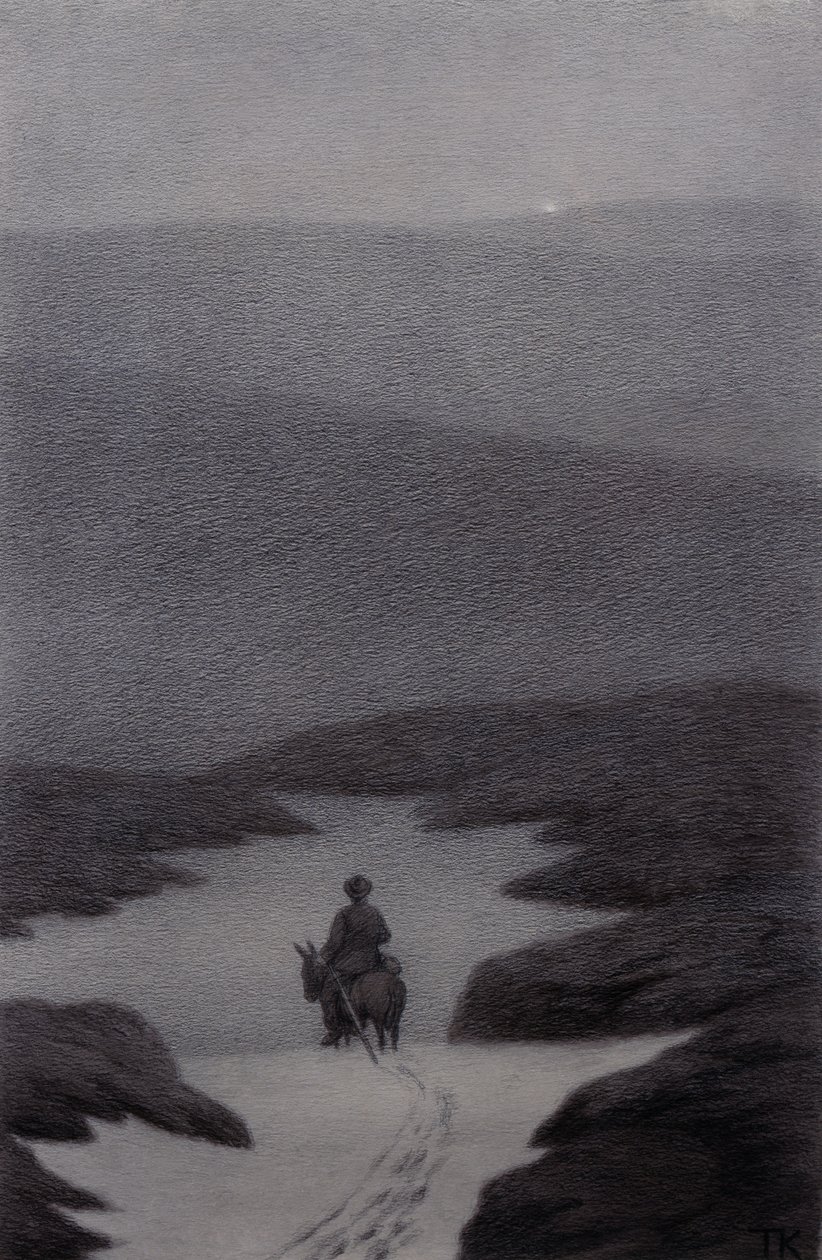 Oui, je vois quelque chose très loin, dit le garçon, ça scintille - Theodor Kittelsen